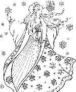 Winter Sprite Coloring Page